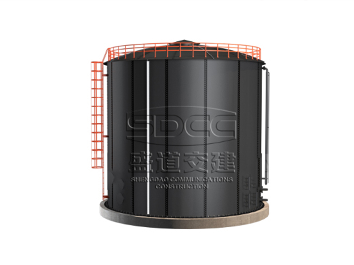 Fabricated asphalt storage tank